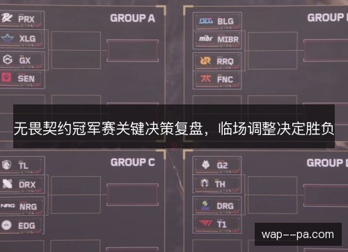 无畏契约冠军赛关键决策复盘,临场调整决定胜负 无畏契约冠军赛关键决策复盘,临场调整决定胜负
